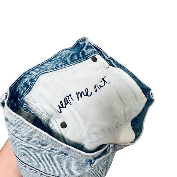 GRLFRND Karolina High Rise Distressed Rigid Reactive Jeans Size 27 - Picture 7 of 11